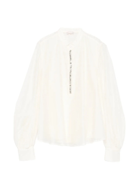  Liu Jo Embellished Shirt - Neutrals 