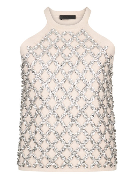  Liu Jo Embellishment Top - Neutrals 
