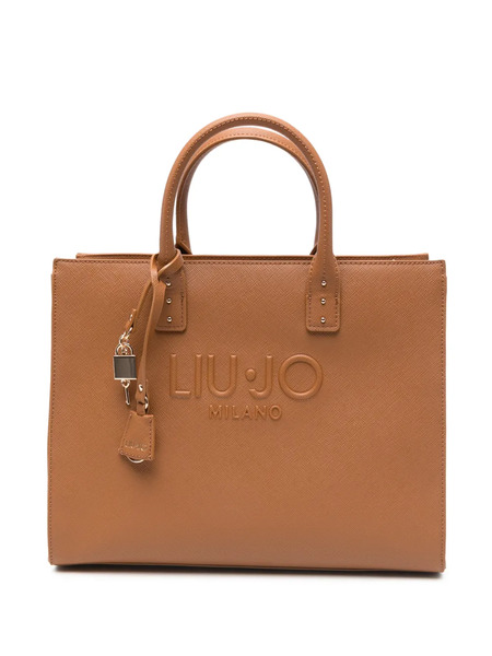  Liu Jo Embossed-logo Tote Bag - Brown 