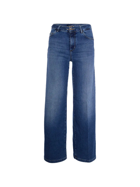  Liu Jo Five-pockets Belted Jeans - Blue 