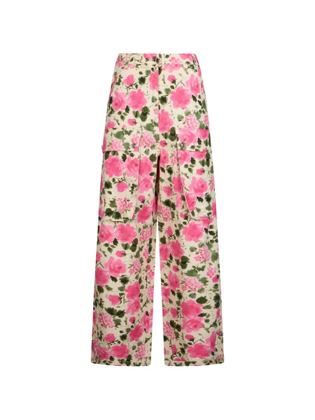  Liu Jo Floral-print Cargo Pants - Neutrals 