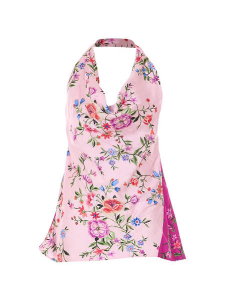  Liu Jo Floral-print Top - Pink 
