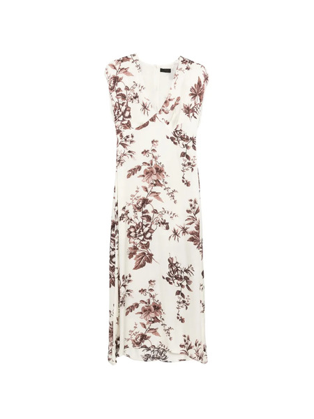  Liu Jo Floral V-neck Dress - Neutrals 