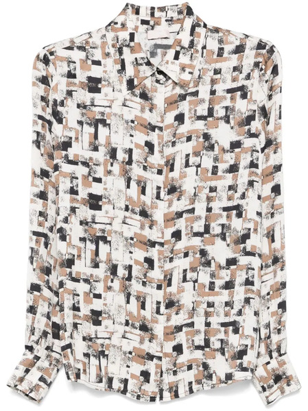  Liu Jo Geometric-print Shirt - White 
