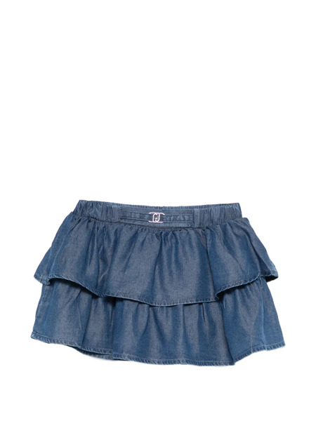  Liu Jo Gonna Tiered Skirt - Blue 