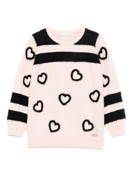  Liu Jo Heart Sweater - Pink 