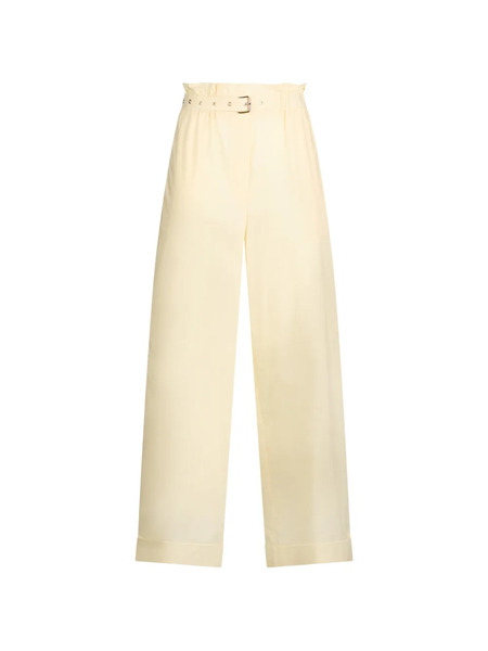  Liu Jo High-rise Cotton Trousers - Yellow 