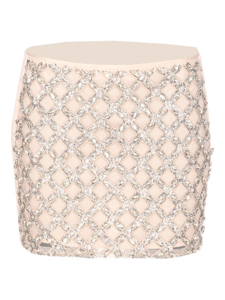  Liu Jo Jewel Mini Skirt - Neutrals 