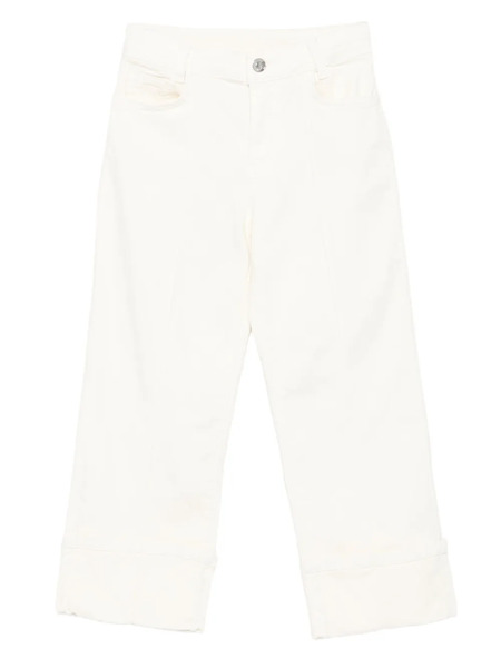  Liu Jo Kids Button-closure Cuffed Jeans - Neutrals 