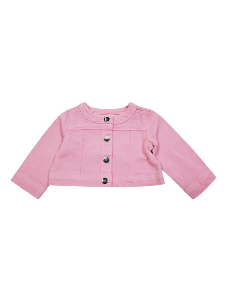  Liu Jo Kids Button-embellished Cotton Jacket - Pink 