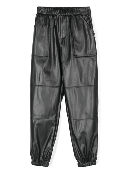  Liu Jo Kids Elasticated-waistband Trousers - Black 