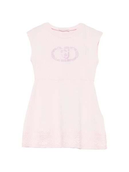  Liu Jo Kids Lace Embellished Dress - Pink 