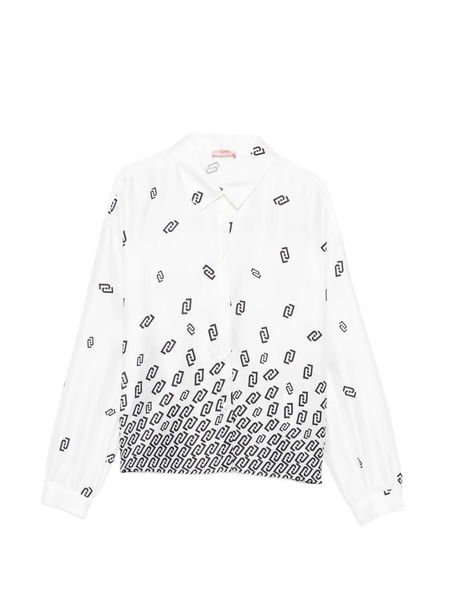  Liu Jo Kids Printed Button-fastening Shirt - White 