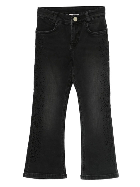  Liu Jo Kids Rhinestone-embellished Jeans - Black 