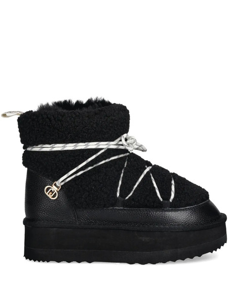  Liu Jo Lace-up Ankle Boots - Black 