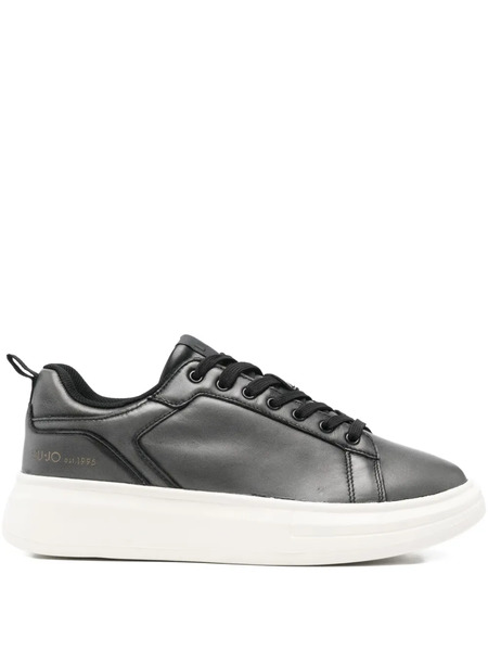  Liu Jo Lace-up Platform Sneakers - Black 