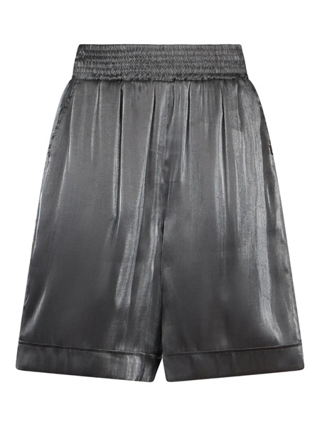  Liu Jo Laminated Shorts - Grey 