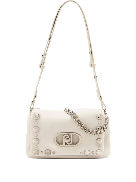  Liu Jo Lapuffy Medium Bead Shoulder Bag - White 