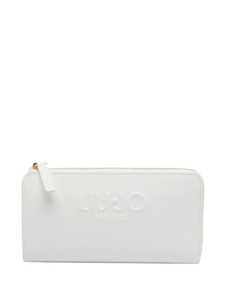  Liu Jo Large Embossed Logo Wallet - White 