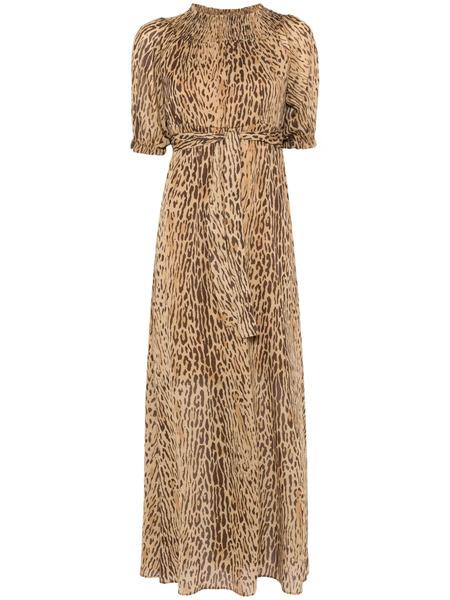  Liu Jo Leopard-print Maxi Dress - Neutrals 