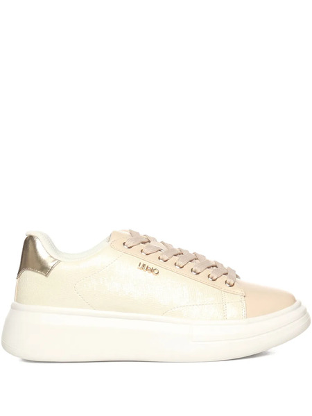  Liu Jo Lizard-effect Trainers - Neutrals 