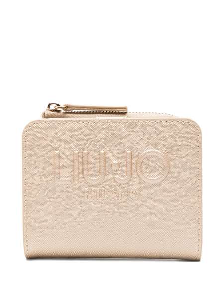  Liu Jo Logo-embossed Wallet - Gold 