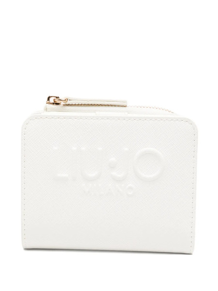  Liu Jo Logo-embossed Zip-around Wallet - White 