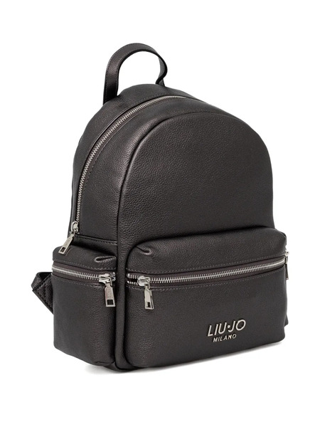  Liu Jo Logo-lettering Backpack - Black 