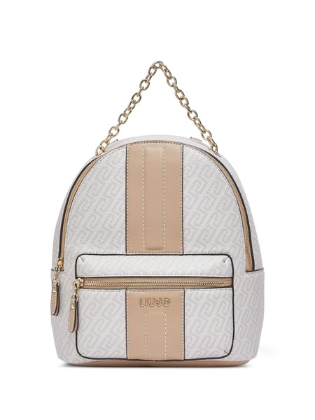  Liu Jo Logo-lettering Backpack - White 