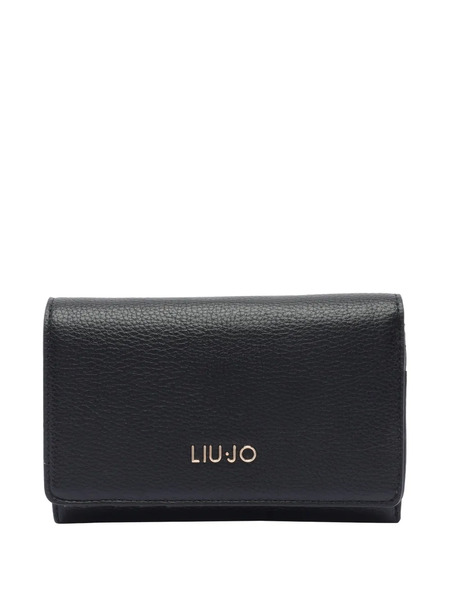  Liu Jo Logo-lettering Wallet - Black 