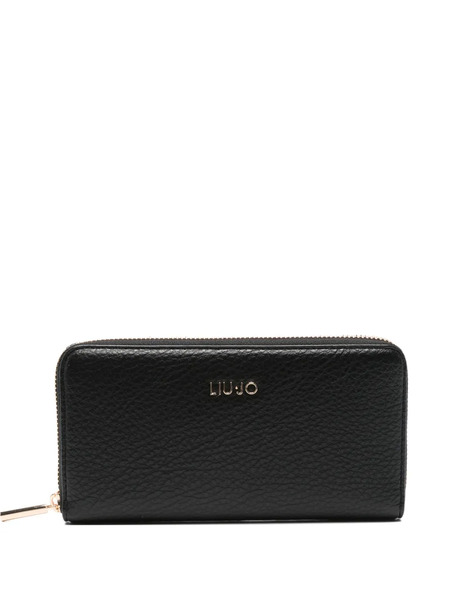  Liu Jo Logo-lettering Wallet - Black 