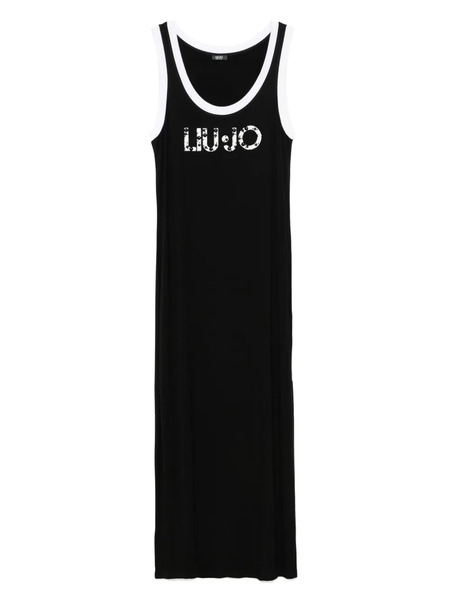  Liu Jo Logo Maxi Dress - Black 
