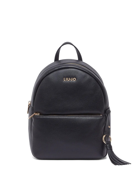  Liu Jo Logo-plaque Backpack - Black 