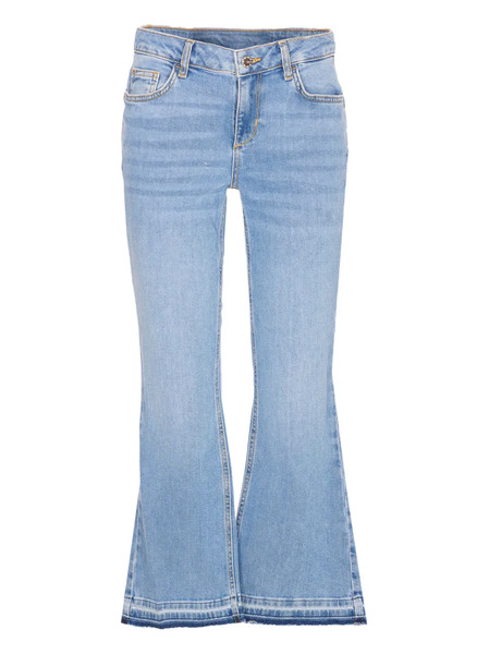  Liu Jo Logo-plaque Bootcut Jeans - Blue 
