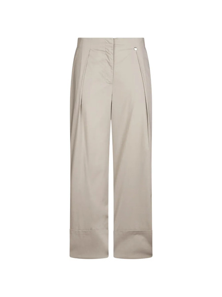  Liu Jo Logo-plaque Flared Trousers - Grey 