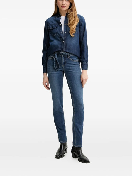  Liu Jo Logo-plaque Jeans - Blue 
