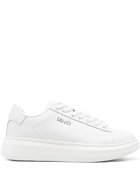  Liu Jo Logo-plaque Platform Sneakers - White 