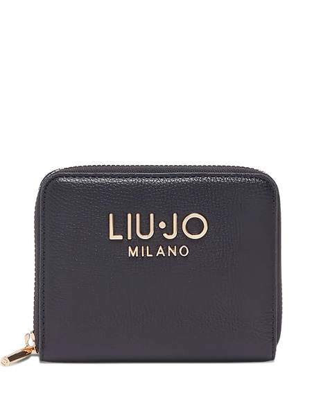  Liu Jo Logo Zip Wallet - Black 