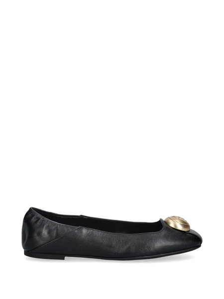  Liu Jo Medallion-detail Ballet Flats - Black 