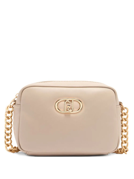  Liu Jo Medim Lapuffy Logo-plaque Chain-strap Cross Body Bag - Neutrals 