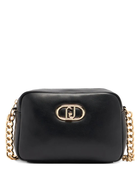  Liu Jo Medium Lapuffy Logo-plaque Chain-strap Cross Body Bag - Black 