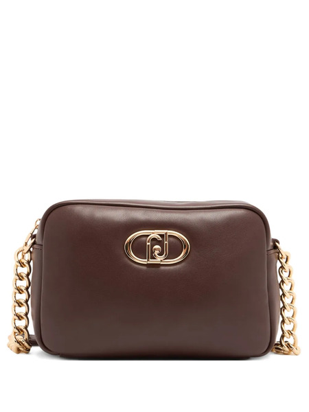  Liu Jo Medium Lapuffy Logo-plaque Chain-strap Cross Body Bag - Brown 