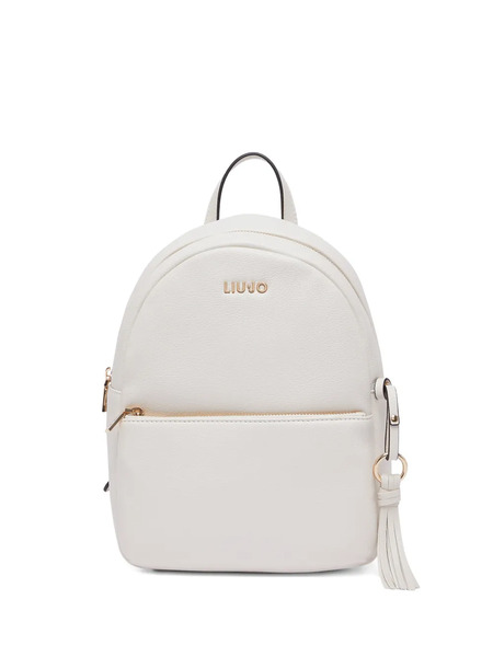  Liu Jo Medium Logo-lettering Backpack - White 