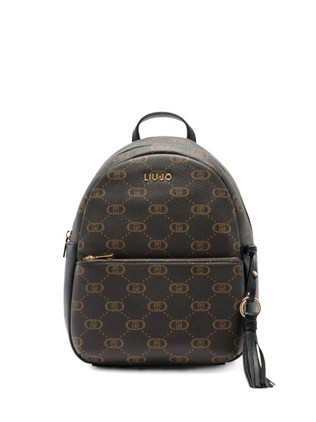  Liu Jo Medium Logo-print Backpack - Brown 