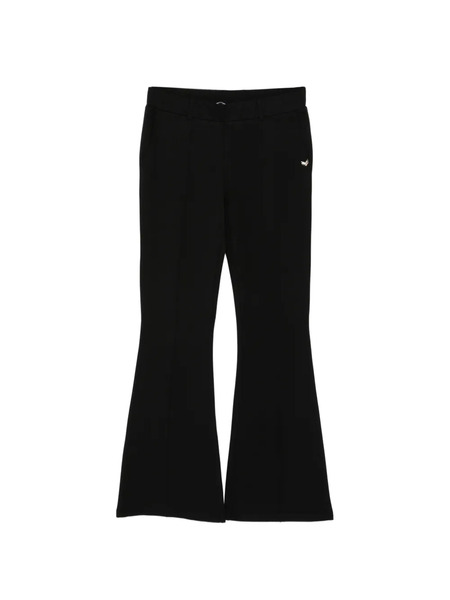  Liu Jo Milanese Appliqué Flared Trousers - Black 