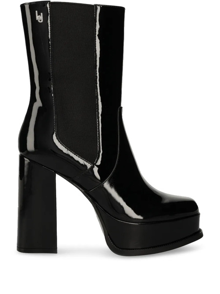  Liu Jo 110mm Patent Boots - Black 