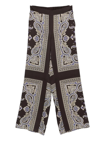  Liu Jo Paisley-print Trousers - Neutrals 