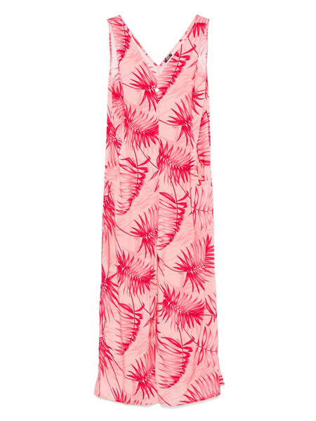  Liu Jo Palm-print Jumpsuit - Pink 