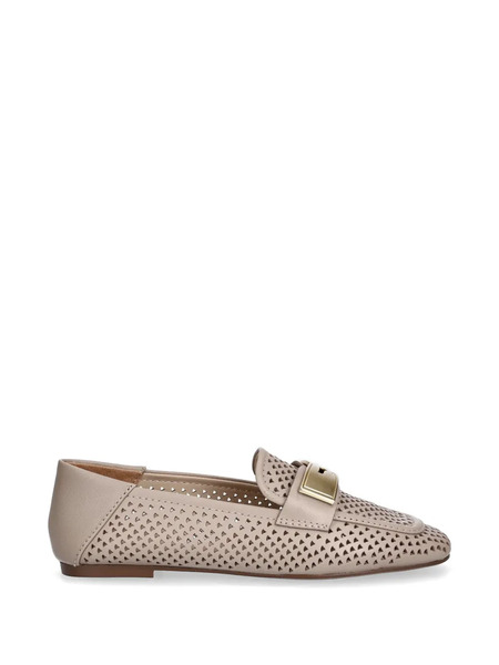  Liu Jo Perforated Loafers - Neutrals 