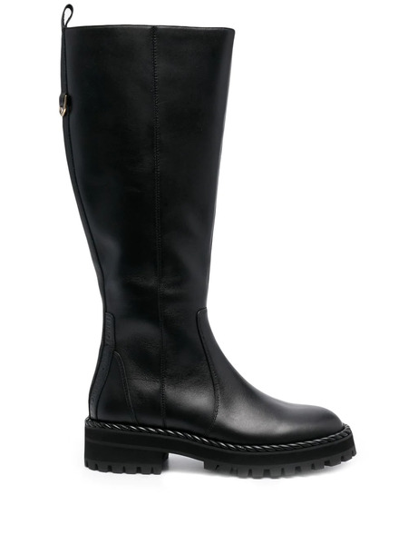  Liu Jo Pink Knee-length Boots - Black 